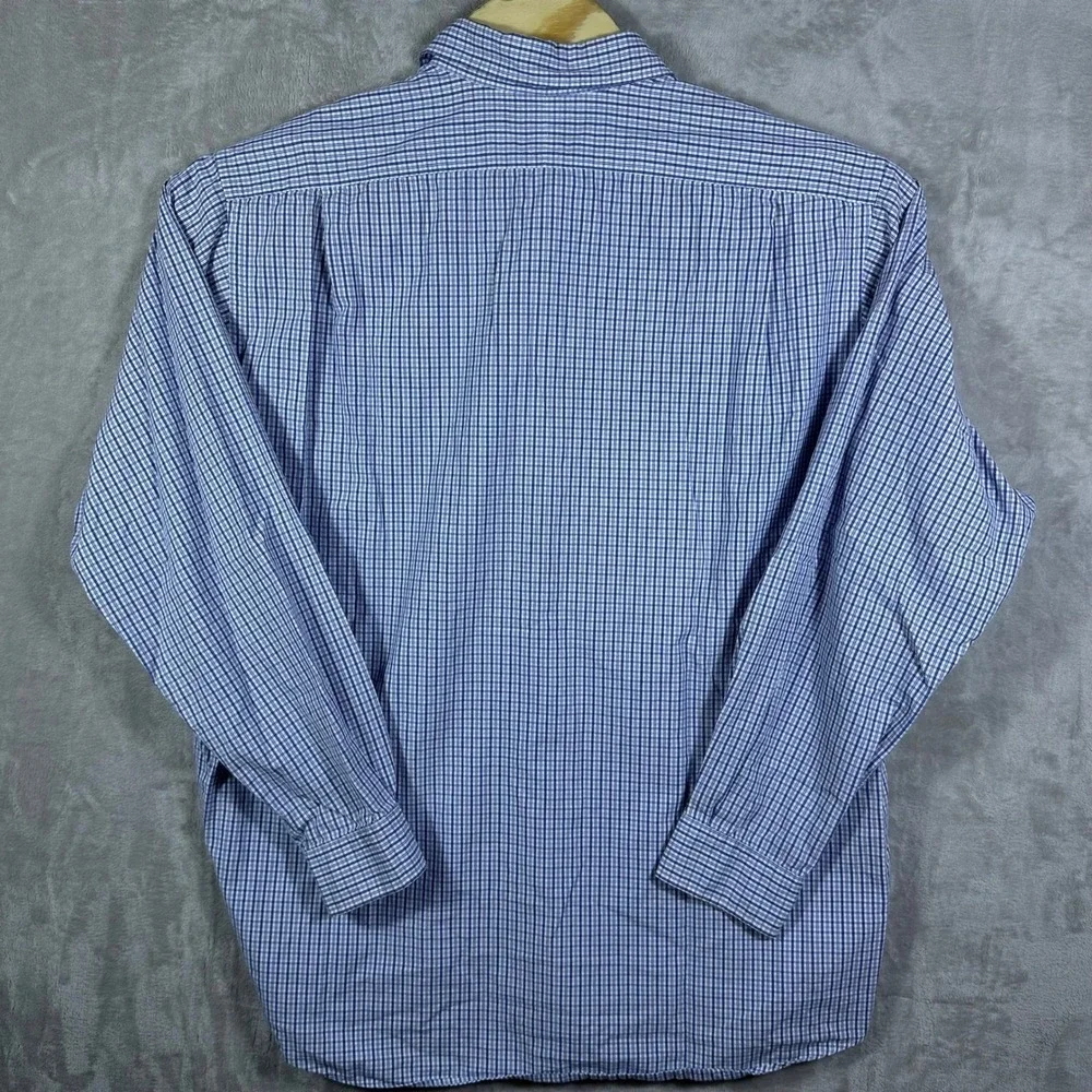 Vintage 90s Polo Ralph Lauren Button‎ Down Shirt Mens XL Gingham Lowell Sport